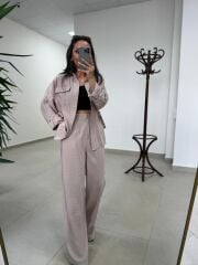 Art 4013 Tensel Kemer Detaylı Taş Yelek Takım