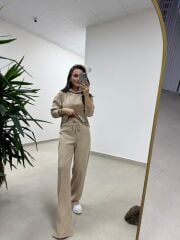 Ml 92512 Fitilli Kapüşonlu Vizon Takım