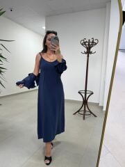 Fp 51153 Tensel İkili Laci Gömlek Elbise Takım