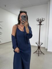 Fp 51153 Tensel İkili Laci Gömlek Elbise Takım