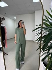 İv 0635 Pamuklu Penye Yeşil Takım