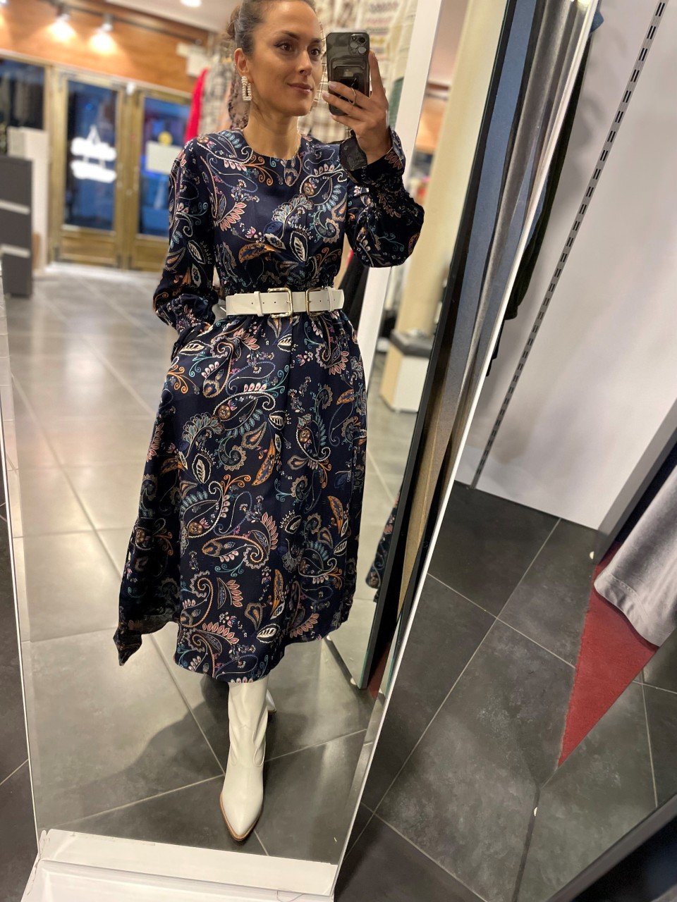 BEYAZ ÇİFT TOKALI KEMER