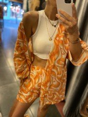turuncu kimono takım