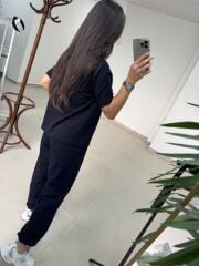 Art 4018 Kısa Kollu Fermuarlı Laci Modal Takım