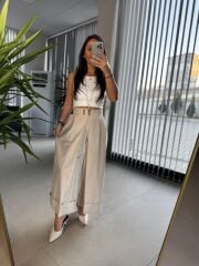 Cr 1429 Tasarım Taş Pantolon Etek
