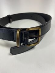 0495 Antik Küçük Kare Tokalı Siyah Kemer