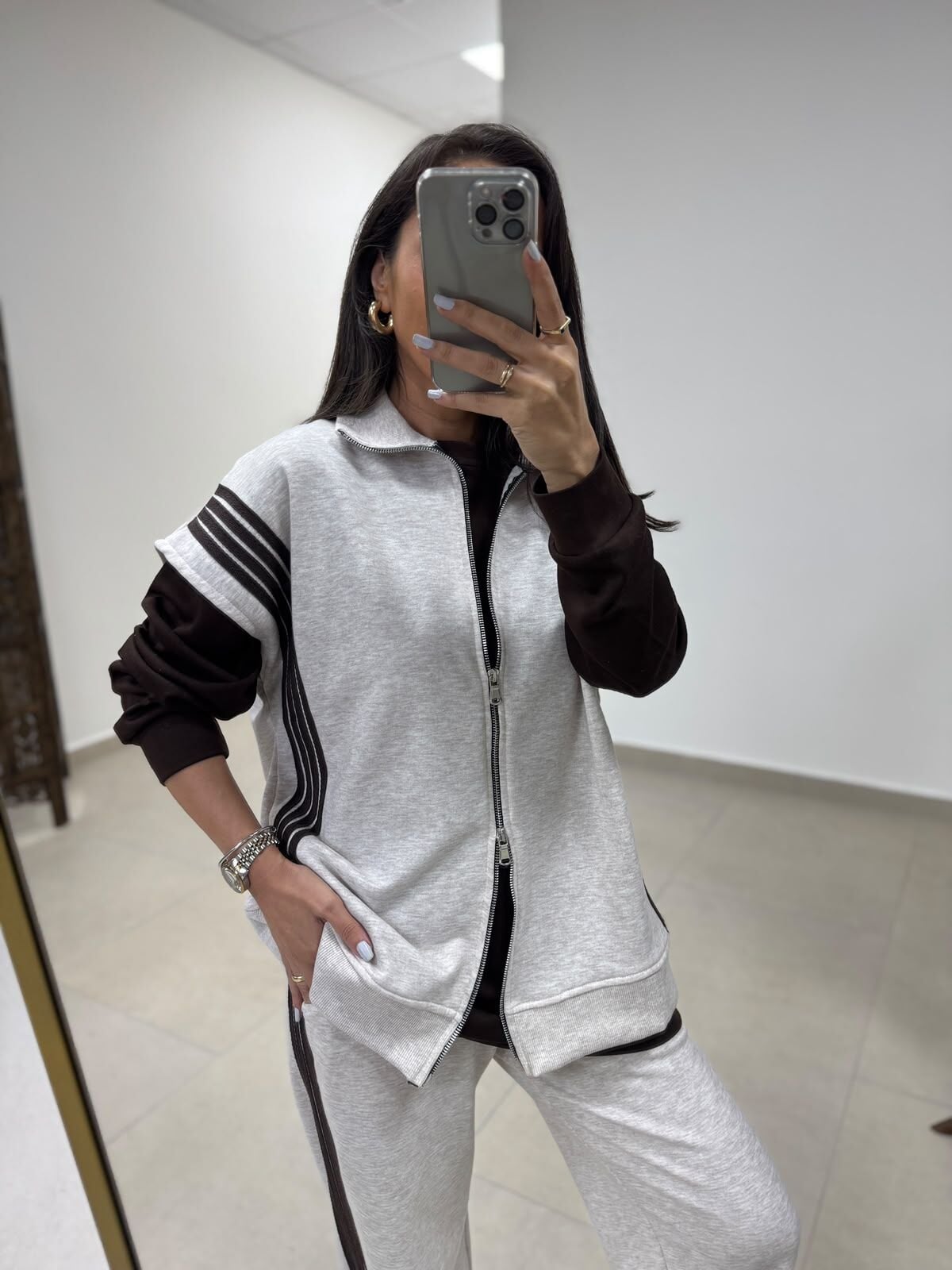 Tis 1117 Açık Gri Üçlü Spor Takım