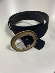 1566 Siyah Gold Halkalı Kemer