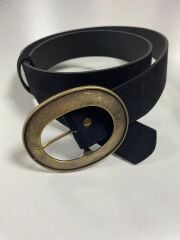 1566 Siyah Gold Halkalı Kemer