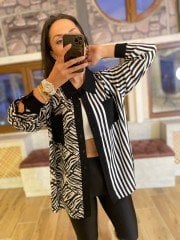 Zebra çizgili gömlek