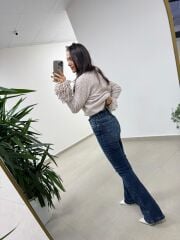 Spt 2023 Tint Yeşil İspanyol Paça Pantolon