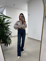 Spt 2023 Tint Yeşil İspanyol Paça Pantolon