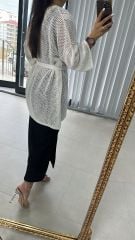 Orj.Marka Oversize Ajurlu Triko