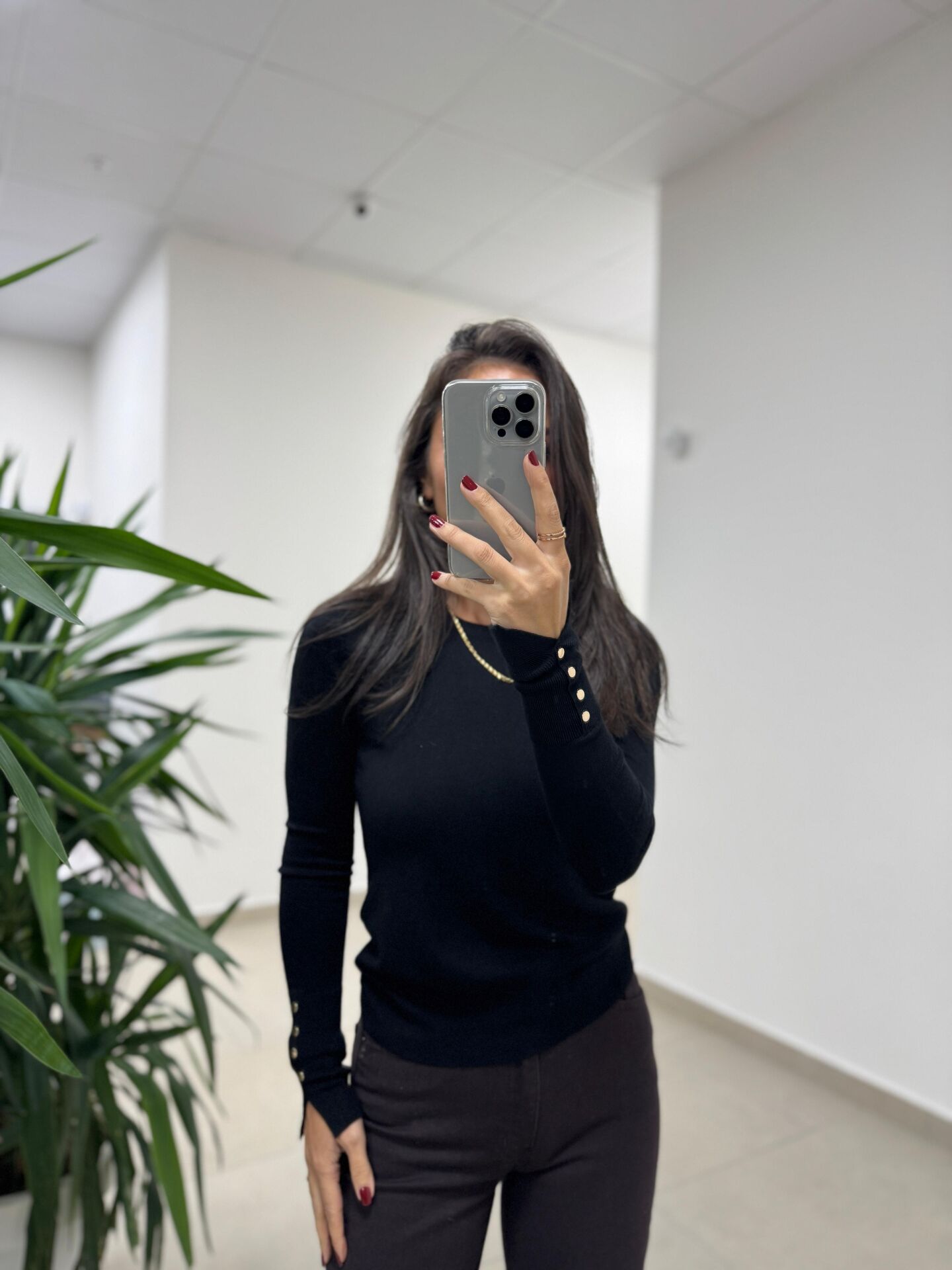 Dv 1267 Droplu Siyah Kazak