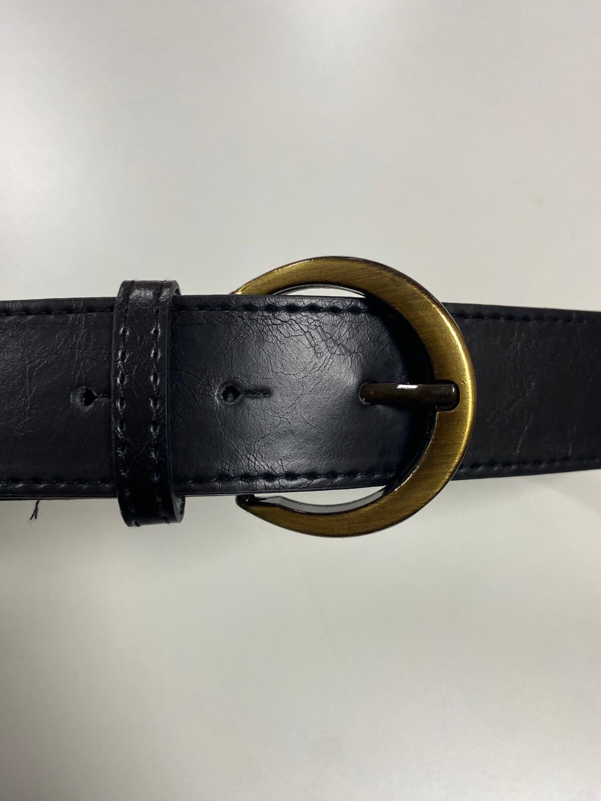 1121 Siyah Antik Kaplama Kemer