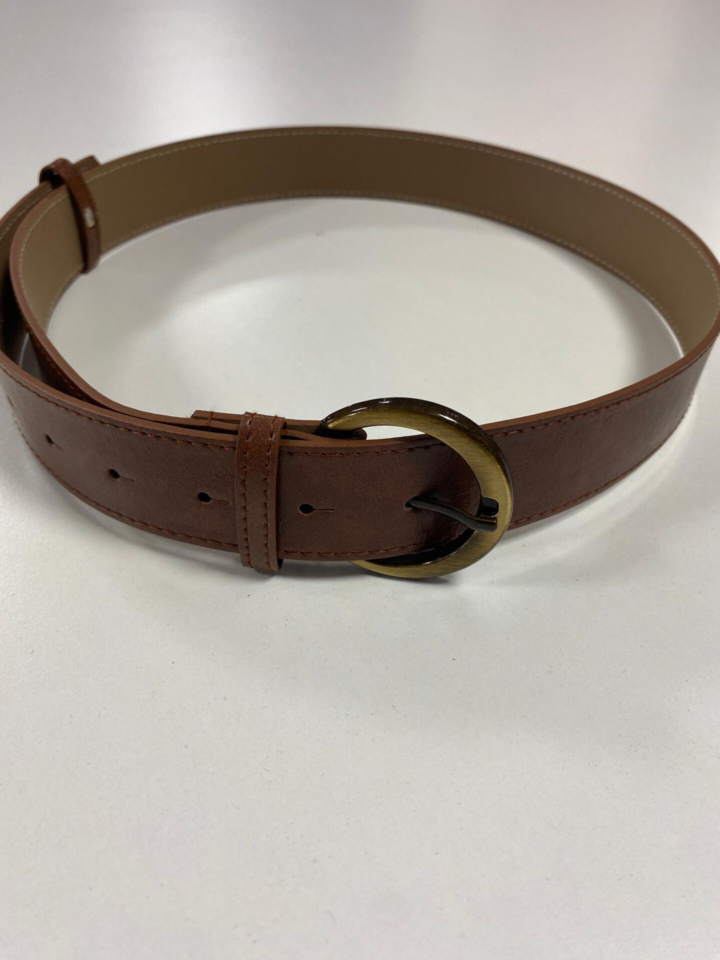 1121 Kahve Antik Kaplama Kemer