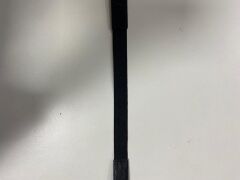 3850 Lastik Detaylı Siyah Kemer