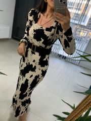 My 3293 Milka Kalem Elbise