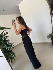 İb 4361 Askılı Siyah Büstiyer