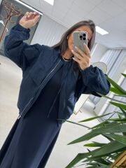 Nx 2859 Marka Model Ceketli Lacivert Elbise Takım