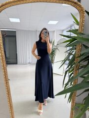 Nx 2859 Marka Model Ceketli Lacivert Elbise Takım