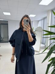 Nx 2859 Marka Model Ceketli Lacivert Elbise Takım