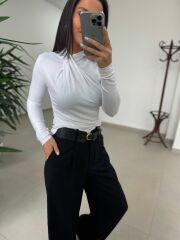 İv 25241 Ringön Büzgü Ekru Bluz