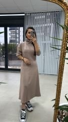 Hv Modal Balıkçı Vizon Elbis