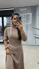 Hv Modal Balıkçı Vizon Elbis