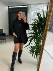 Dr 8112 Tasarım Ön Cepli Sweat