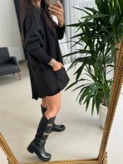 Dr 8112 Tasarım Ön Cepli Sweat