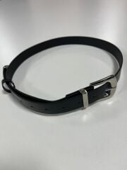 1712 Gümüş Tokalı Siyah Kemer