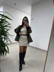 Ms 221 Haki Gabardin Ceket