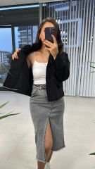 Astarsız Siyah Mont