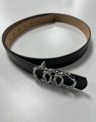 7870 Halka Geçişli Gümüş Tokalı A.Kahve Kemer