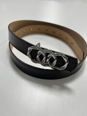 7870 Halka Geçişli Gümüş Tokalı A.Kahve Kemer