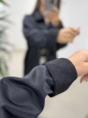 Ms 221 Siyah Gabardin Ceket