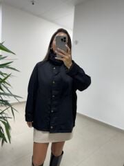 Ms 221 Siyah Gabardin Ceket