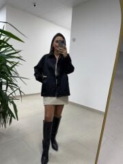 Ms 221 Siyah Gabardin Ceket