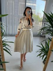 Ms Mink Shirt Dress