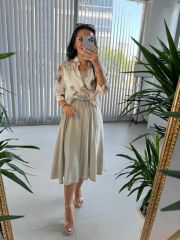 Ms Mink Shirt Dress