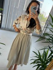 Ms Mink Shirt Dress