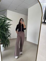 Orj. Marka Vizon Geçişli Siyah Triko kazak