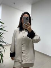 Ms 221 Krem Gabardin Ceket