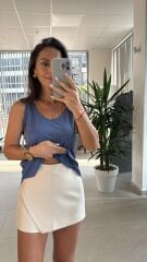 Fw 0297 Taş Şort Etek