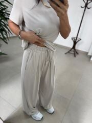 İv 26282 Paça Düğmeli Modal Taş Pantolon