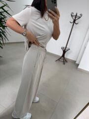 İv 26282 Paça Düğmeli Modal Taş Pantolon