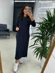 Ms New Çima Dikişli Laci Sweat Elbise
