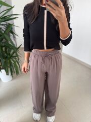 İb 4454 Vizon Uzun Tensel Pantolon