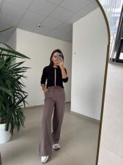 İb 4454 Vizon Uzun Tensel Pantolon